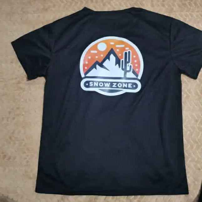 Dry fit short sleeve shirts (MISPRINT)  black