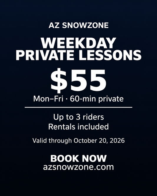 Weekday Private SKI Lesson - $55